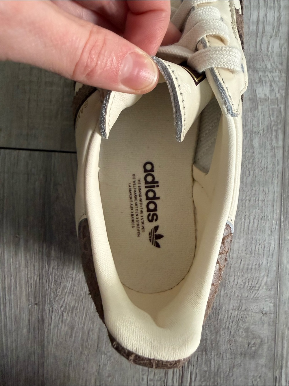 New adidas Samba OG Women Cream Earth Strata Maroon - Picture 7 of 12